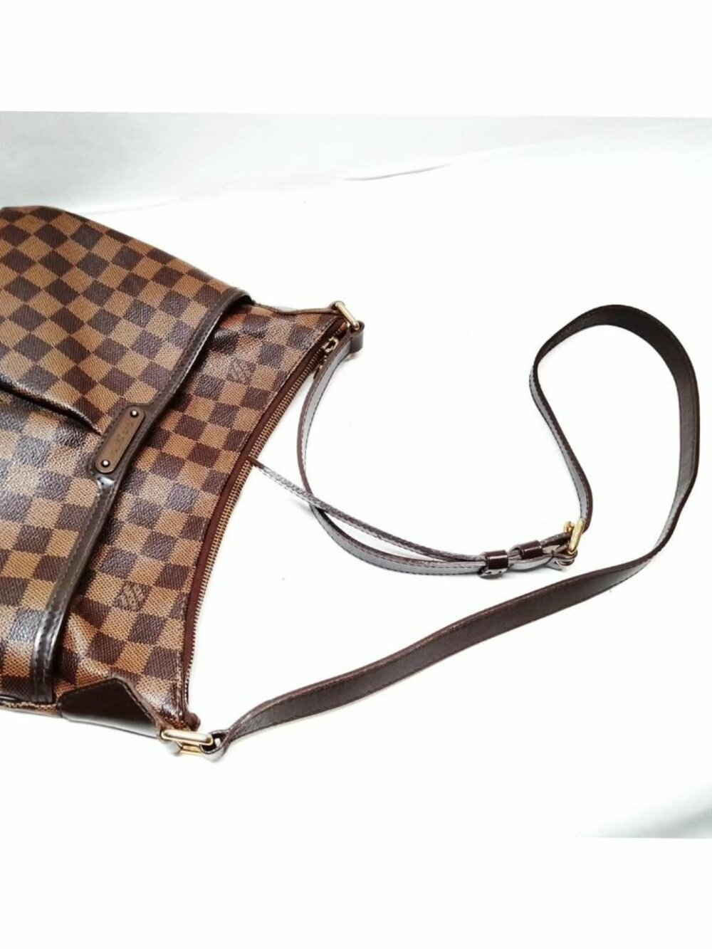 Authentic Louis Vuitton Bloomsbury PM Damier Ebene Crossbody LV Bag - Picture 6 of 16